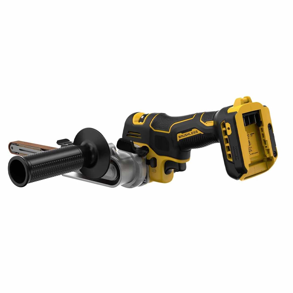 DeWalt DCM200E2T-GB 18V XR Cordless Brushless Band File with 2 x 1.7Ah Powerstack Batteries, Charger & Case