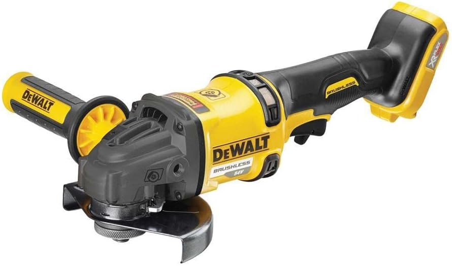 DEWALT DCG418X2 54v 125mm XR FlexVolt High Power Grinder - 2X 9.0ah Tstak Case (DEWDCG418X2)