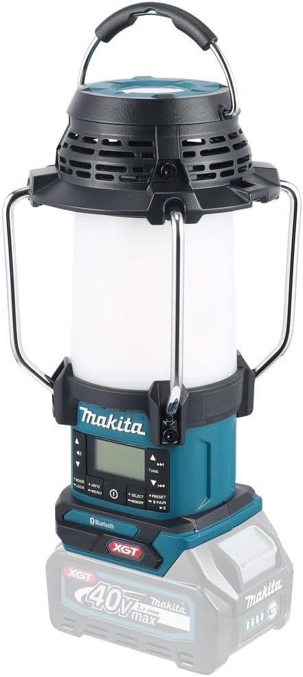 Makita MR009GZ 40V Max Li-ion XGT Radio with Lantern – Batteries and Chargers Not Included