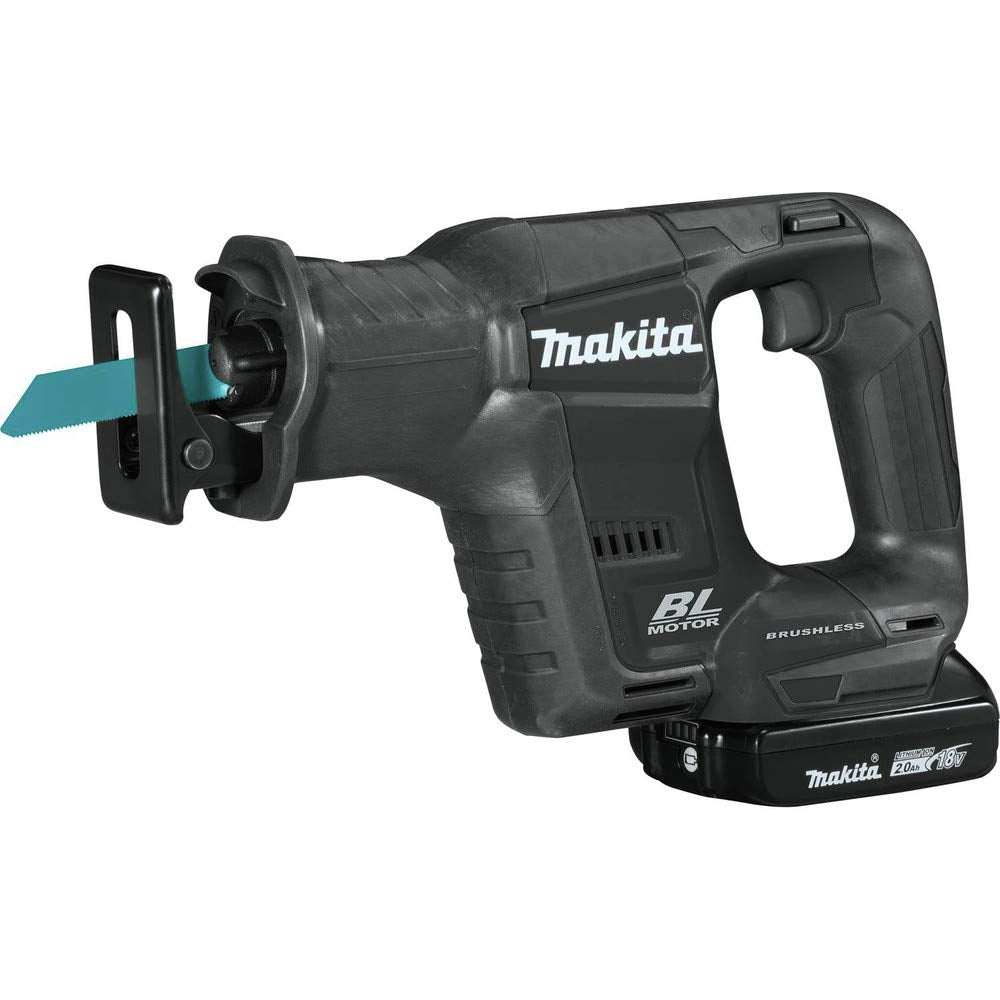 Makita XRJ07ZB 18V LXT Lithium-Ion Sub-Compact Brushless Cordless Recipro Saw, Tool Only