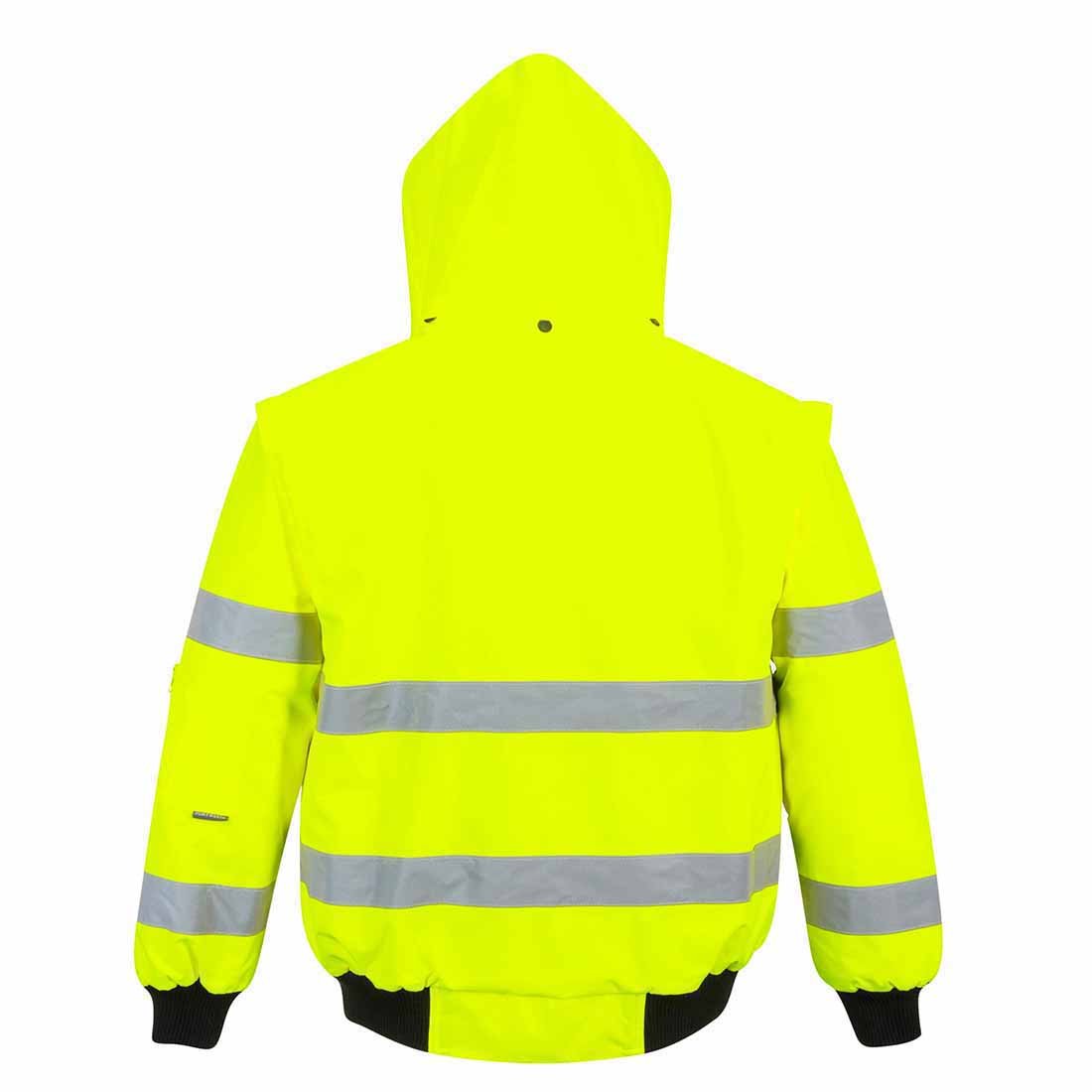 Portwest Hi-Vis 3-in-1 Bomber Jacket, Size: S, Colour: Orange, C467ORRS