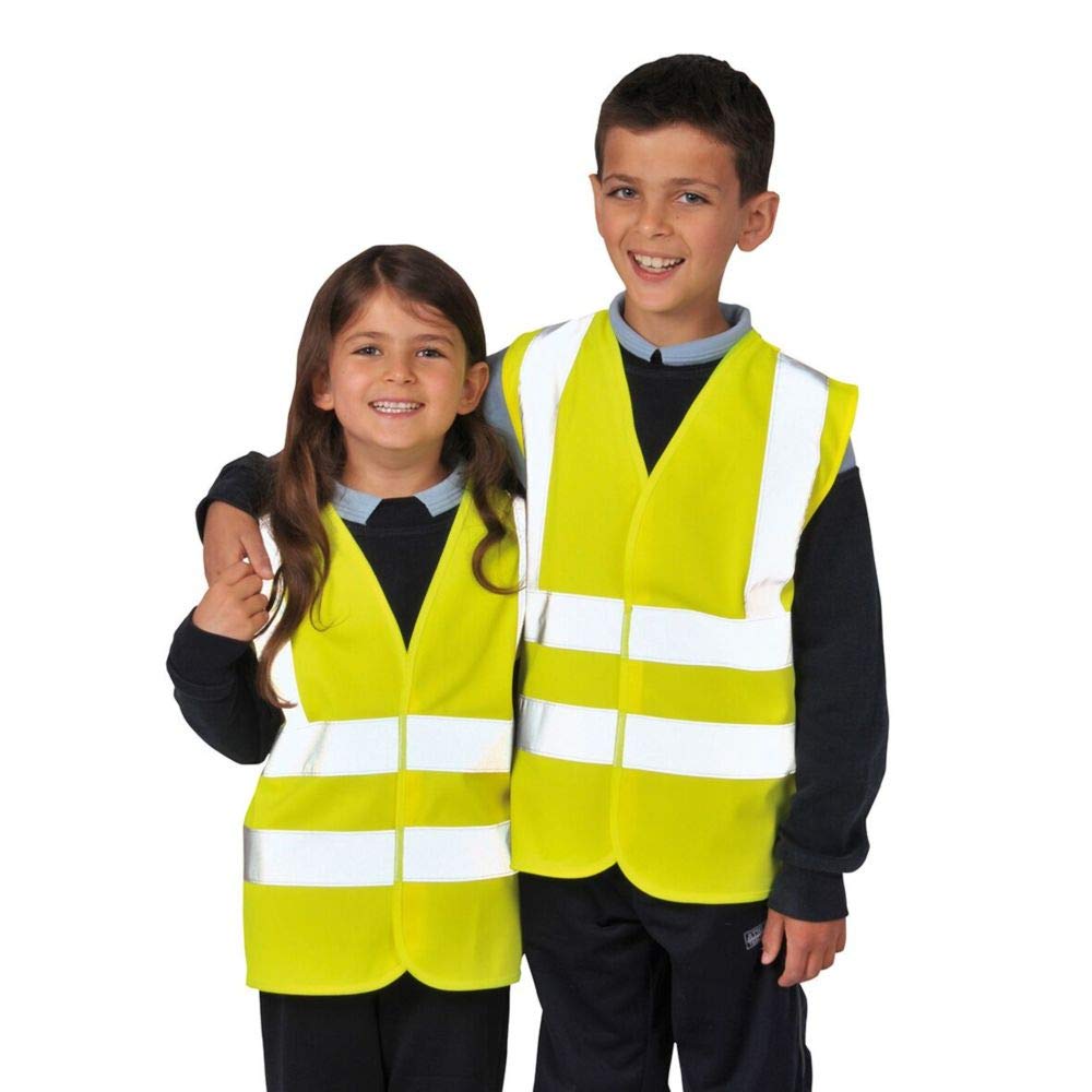 Portwest Men's Jn14 Junior Hi-Vis Vest - Age 10 to 12 (pack of 1)