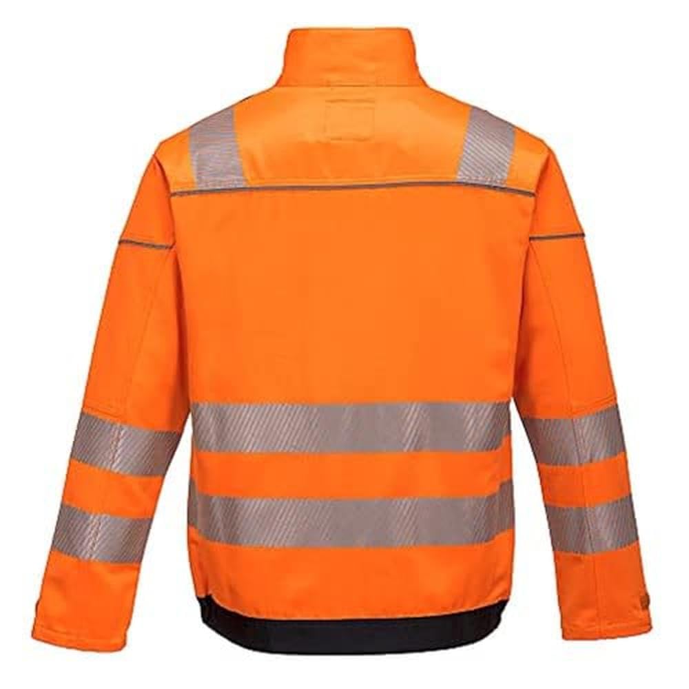 Portwest PW3 Hi-Vis Work Jacket, Size: XL, Colour: Orange/Navy, T500ONRXL