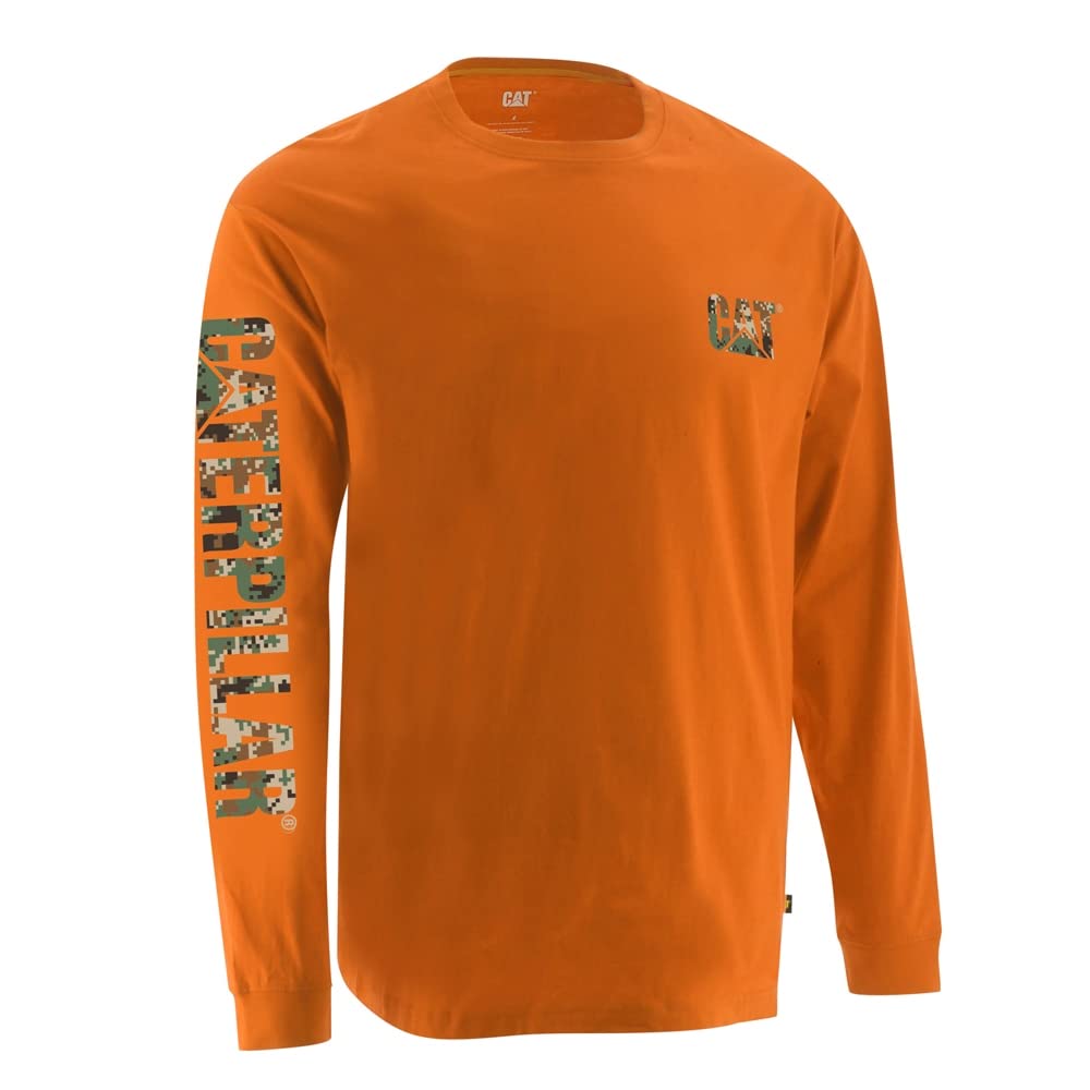 CAT Men's Trademark Banner Long Sleeve T-Shirt