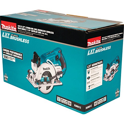 Makita XSR01Z 18V X2 LXT Lithium-Ion 36V Brushless Cordless Rear Handle 7-1/4" Circular Saw, Tool Only