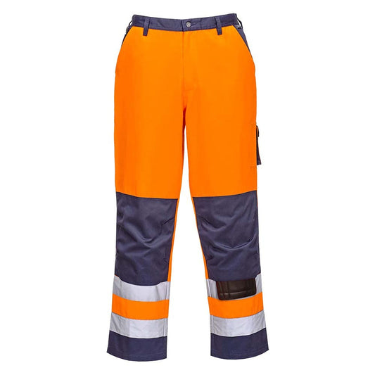 Portwest Lyon Hi-Vis Trousers, Trouser Length: Tall , Color: