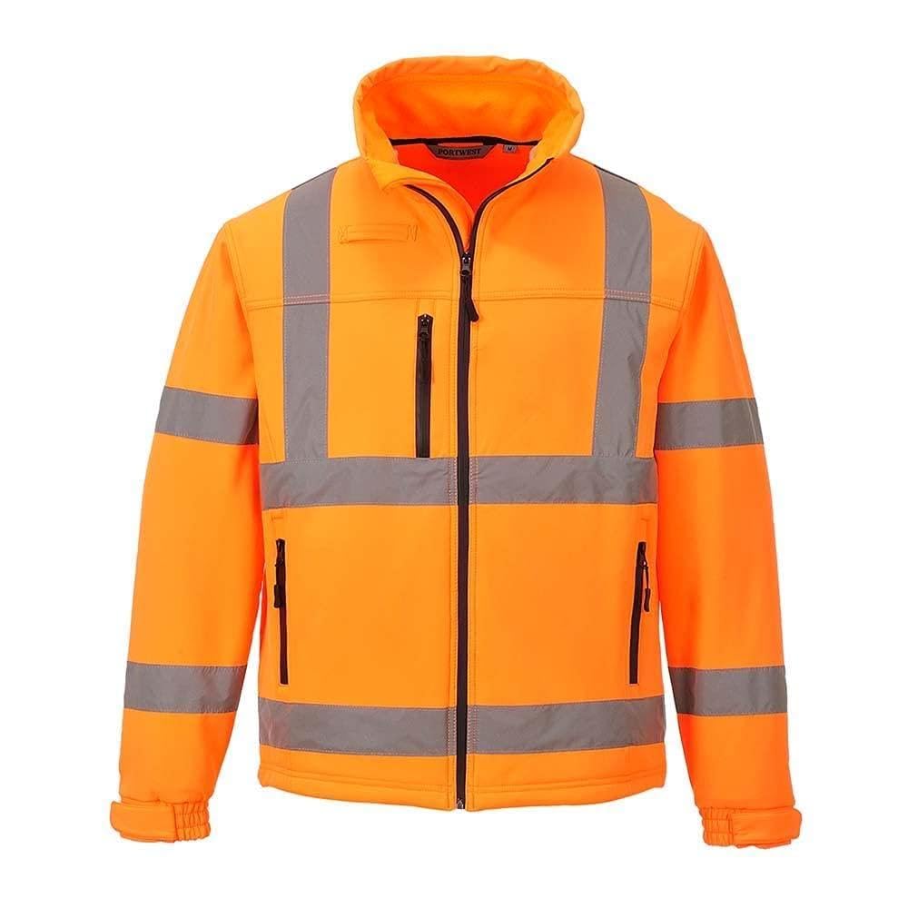 Portwest Hi-Vis Classic Softshell Jacket (3L), Size: XXXL, Colour: Yellow, S424YERXXXL