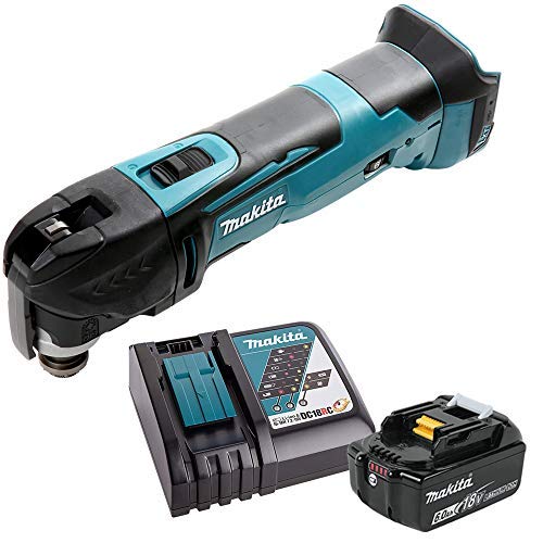 Makita DTM51 18v Multitool Keyless Blade Change with 1 x 6.0Ah Battery & Charger