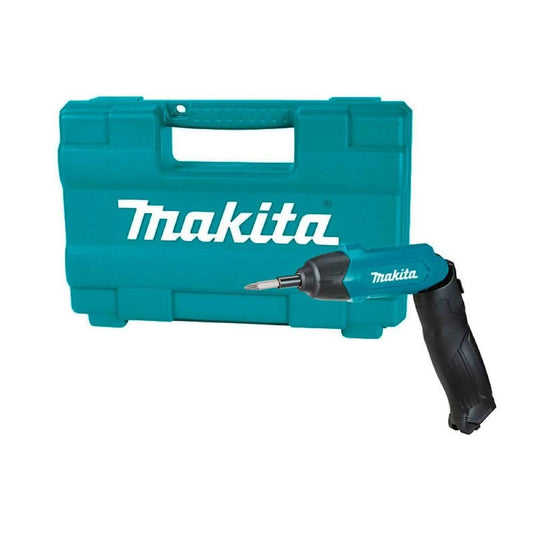 Makita DF001DW 3.6V Li-ion Screwdriver Supplied with an 81 Piece Bit Set in a Carry Case