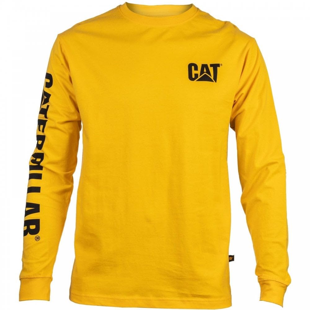 CAT Men's Trademark Banner Long Sleeve T-Shirt