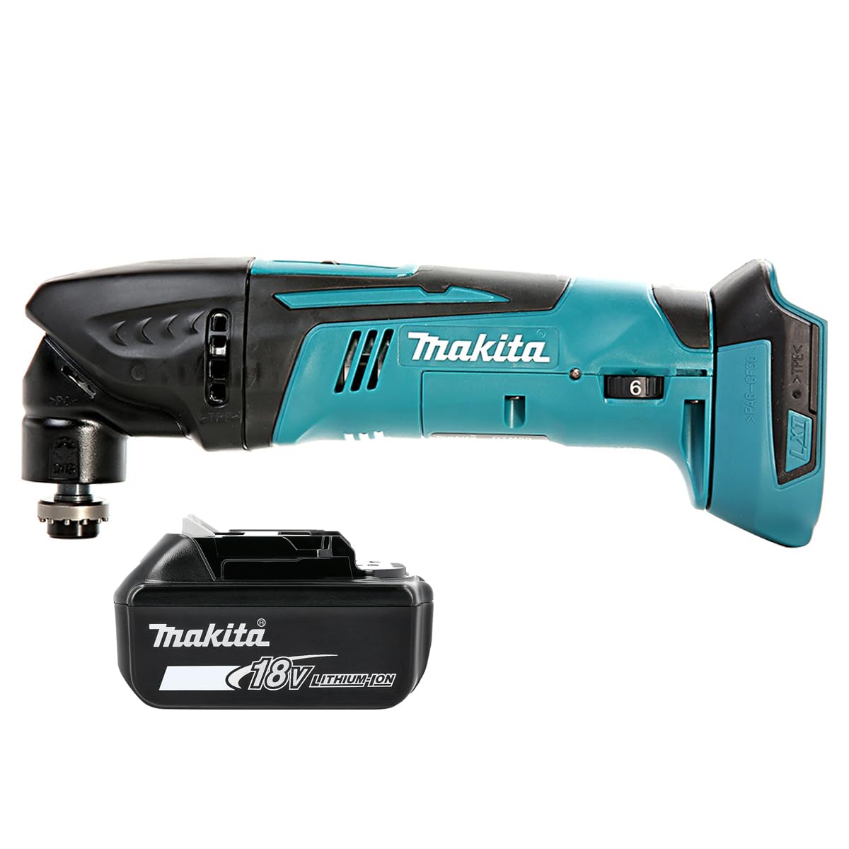 Makita DTM50Z 18V LXT Oscillating Multitool with 1 x 5.0Ah Battery