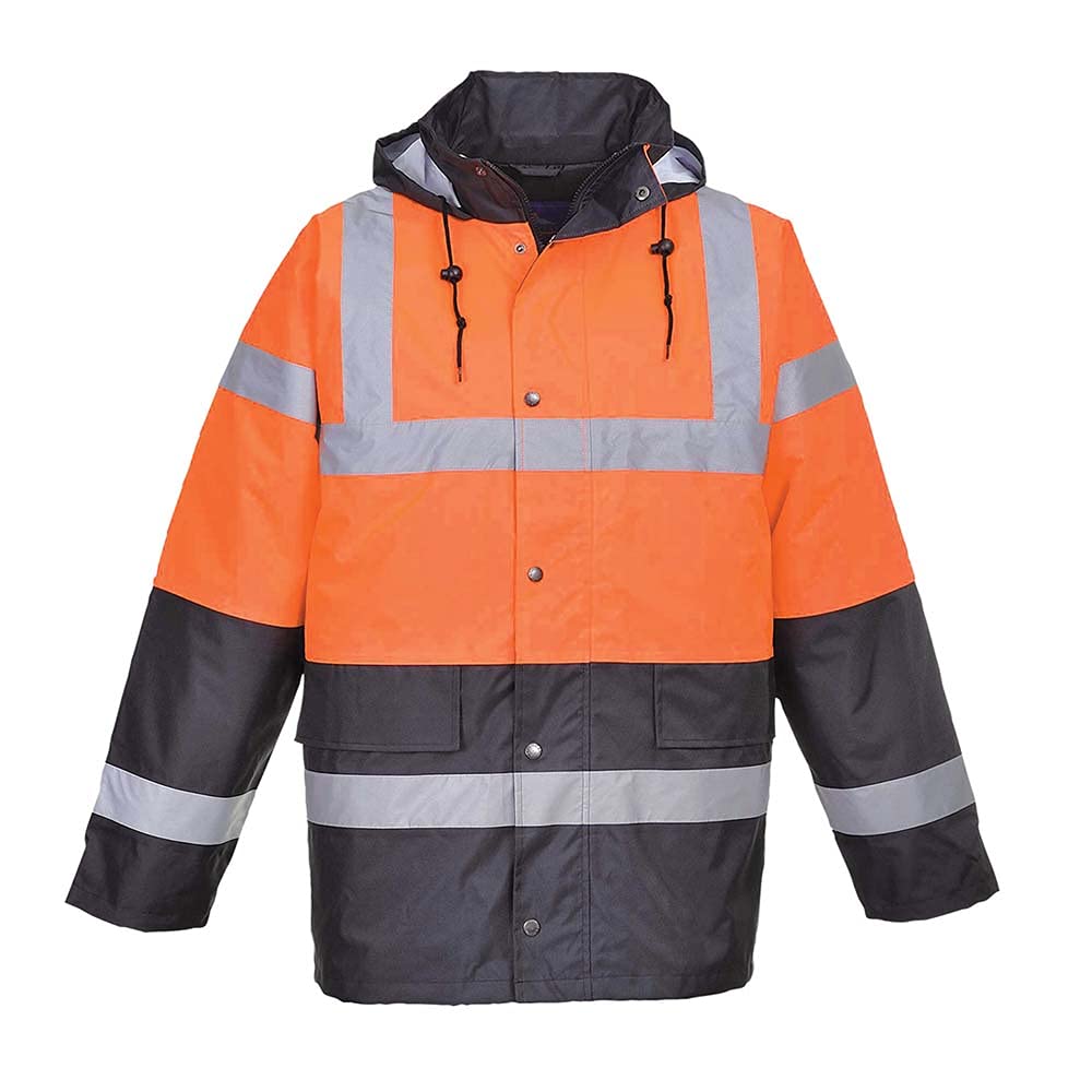 Portwest Hi-Vis Traffic Jacket, Size: XXL, Colour: Orange, RT30ORRXXL