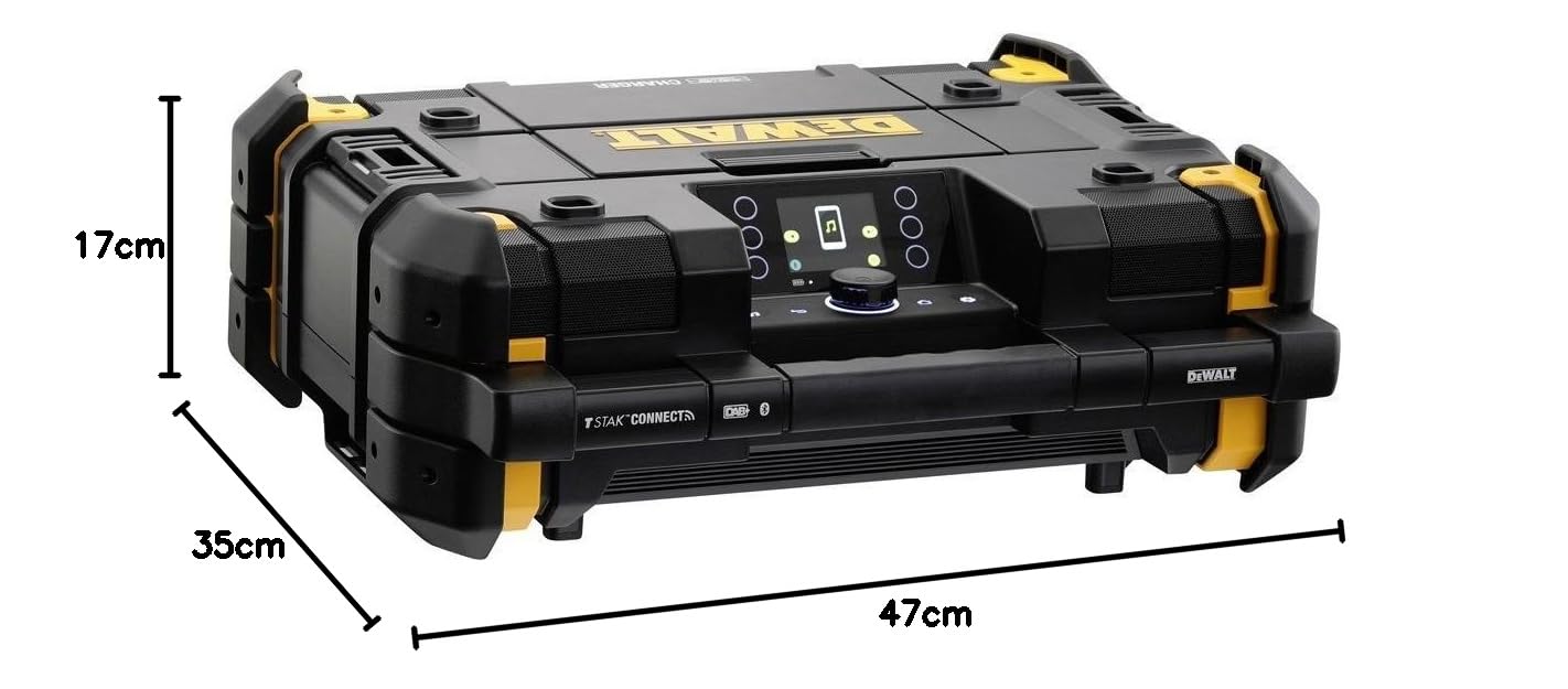 DeWalt DWST1-81079 TSTAK DAB/FM/AM 18V Li-Ion XR Site Radio