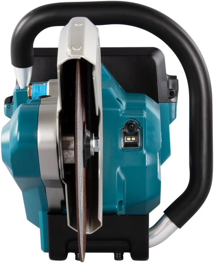 Makita DCE090ZX1 Twin 18V (36V) Li-ion LXT Brushless 230mm Disc Cutter - Batteries and Charger Not Included, Blue/Black