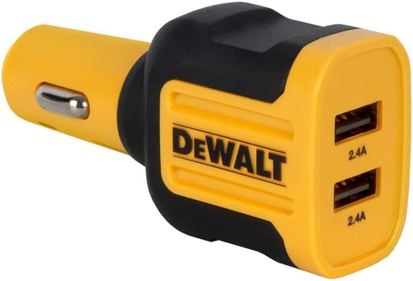 DEWALT 2-Port Mobile USB Charger, 24W