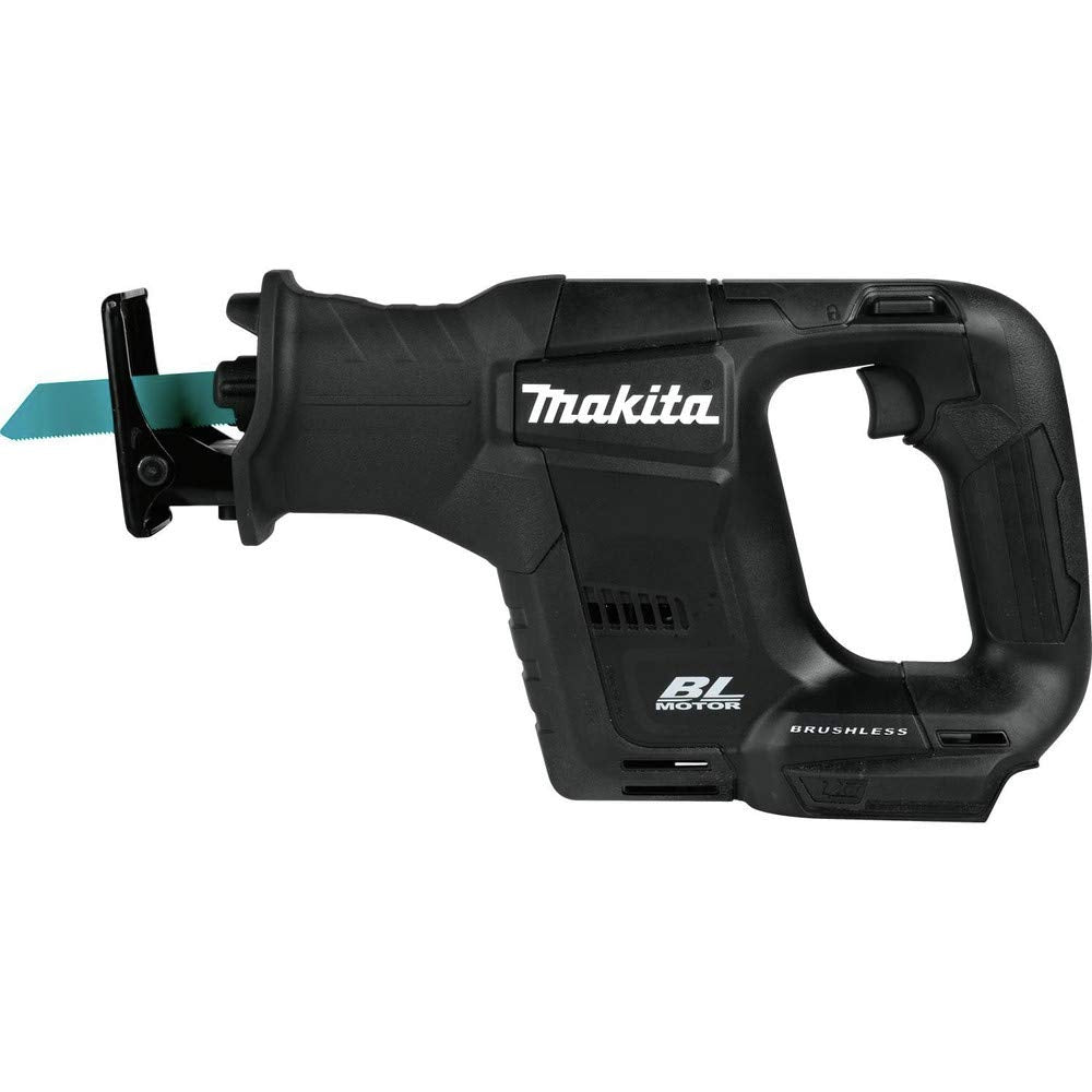 Makita XRJ07ZB 18V LXT Lithium-Ion Sub-Compact Brushless Cordless Recipro Saw, Tool Only