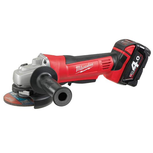 Milwaukee HD18AG402 M18 Angle Grinder with 2 x 4.0Ah Batteries