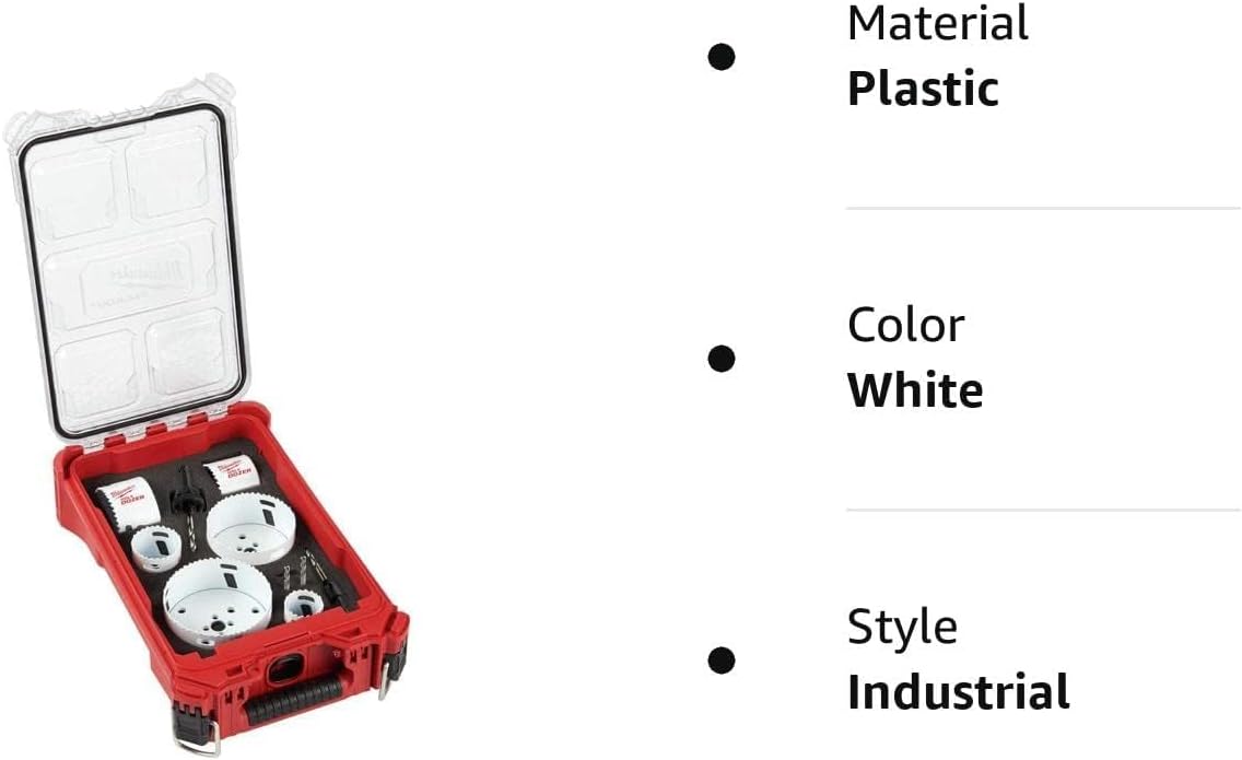 10pc Bi-Metal Hole Saw Packout Kit