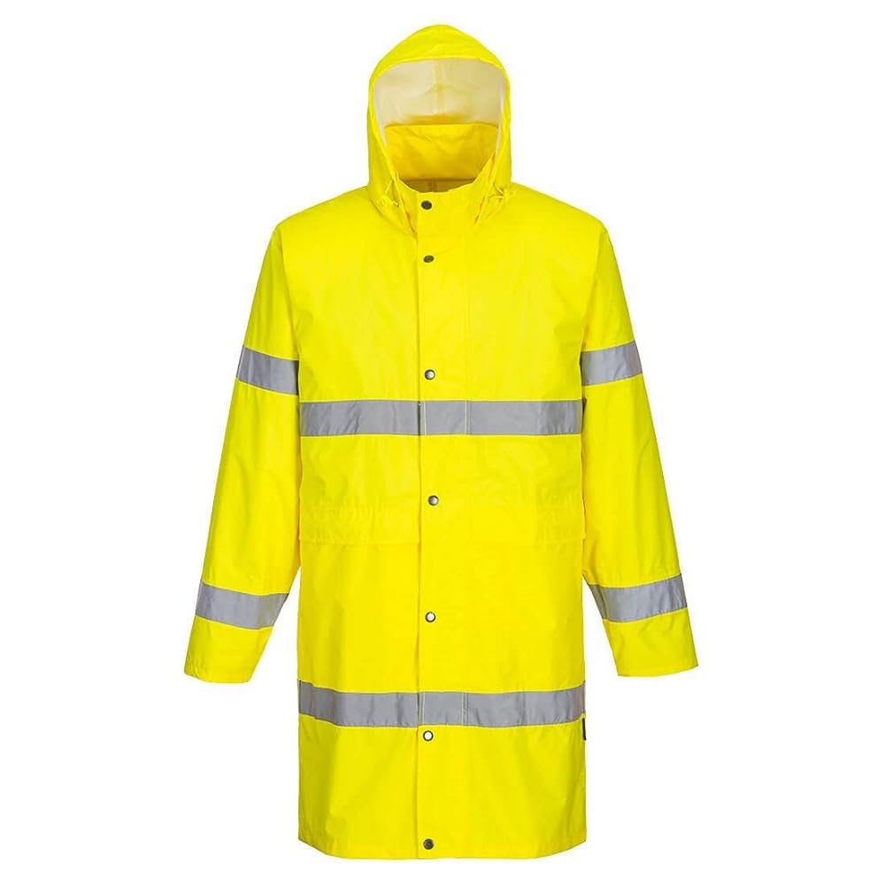 Portwest Hi-Vis Coat 100cm, Size: XXXL, Colour: Orange, H442ORRXXXL