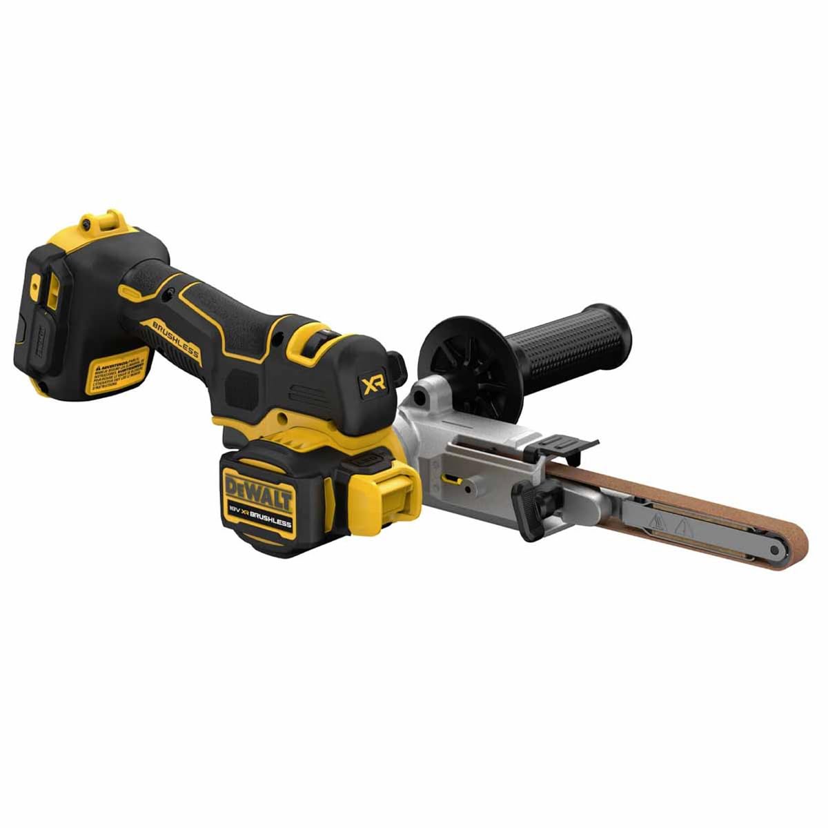 DeWalt DCM200E2T-GB 18V XR Cordless Brushless Band File with 2 x 1.7Ah Powerstack Batteries, Charger & Case