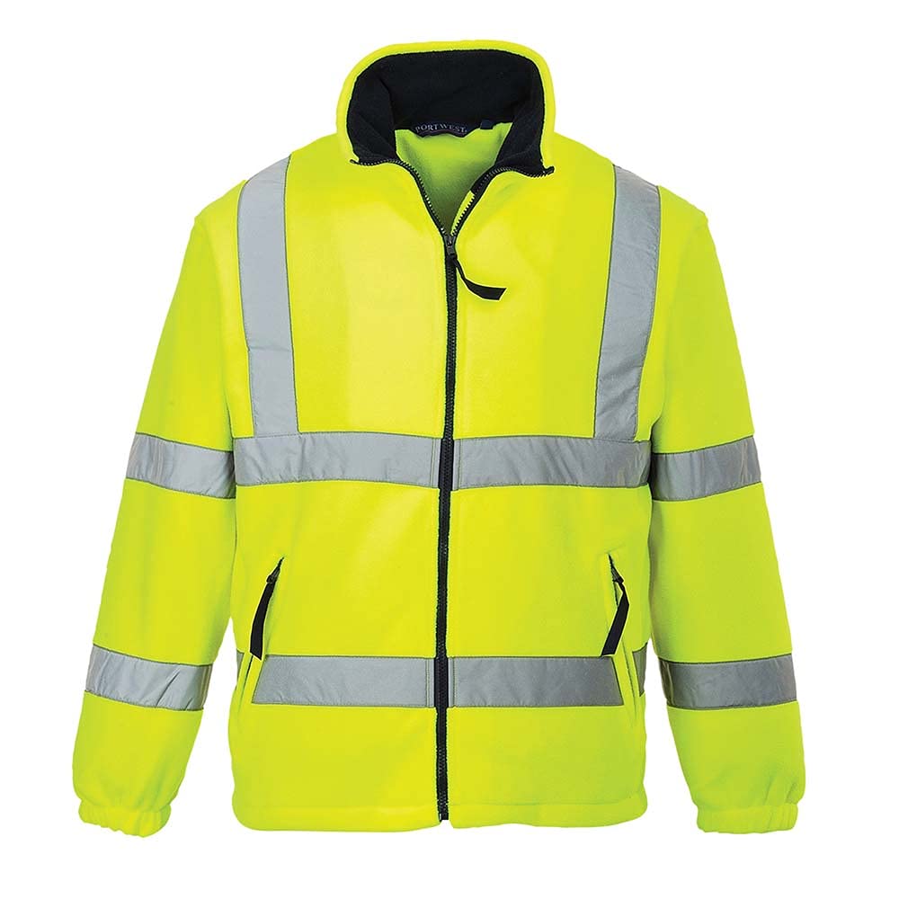 Portwest F300 Reflective Durable Hi-Vis Fleece Orange, X-Small