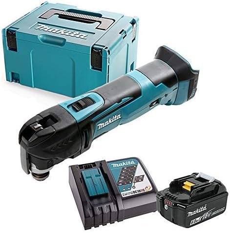 Makita DTM51 18V LXT Cordless Multi Tool with 1 x 6.0Ah Battery, Charger & Type 3 Case