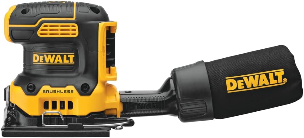 Dewalt DCW200N 18V XR Brushless 1/4 Sheet Palm Sander with 1 x 4.0Ah Battery