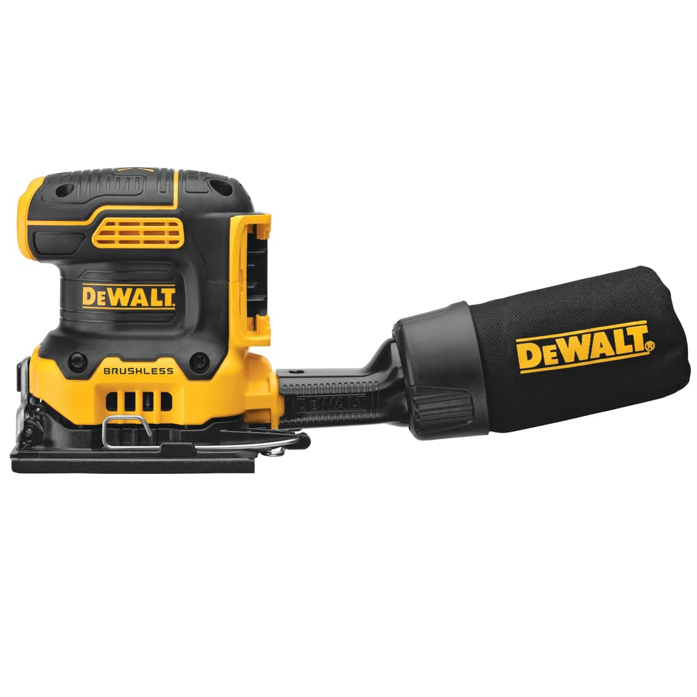 Dewalt DCW200N 18V Brushless 1/4 Sheet Palm Sander 1 x 5.0Ah Battery & Changer