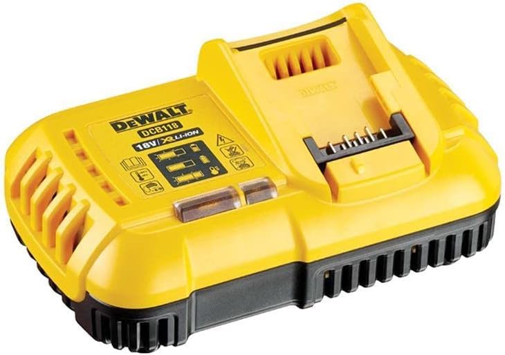 DEWALT DCG418X2 54v 125mm XR FlexVolt High Power Grinder - 2X 9.0ah Tstak Case (DEWDCG418X2)