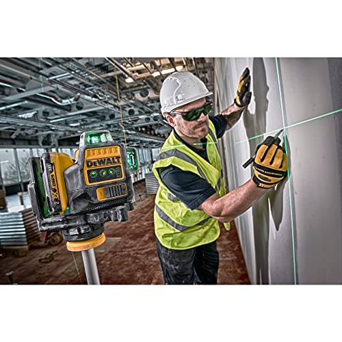 DEWALT 2-Way Self Levelling Cross Line Green Beam Laser with Battery XR 12V 2.0Ah Li-Ion and Charger DCE088D1G