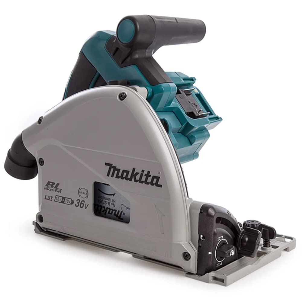 Makita DSP600ZJ Twin 18V Brushless Plunge Saw with MAKPAC Case + 1.5M Guide Rail - Makita Plunge Saw, Cordless Plunge Saw, Makita Drill, Power Tools Combo Kits