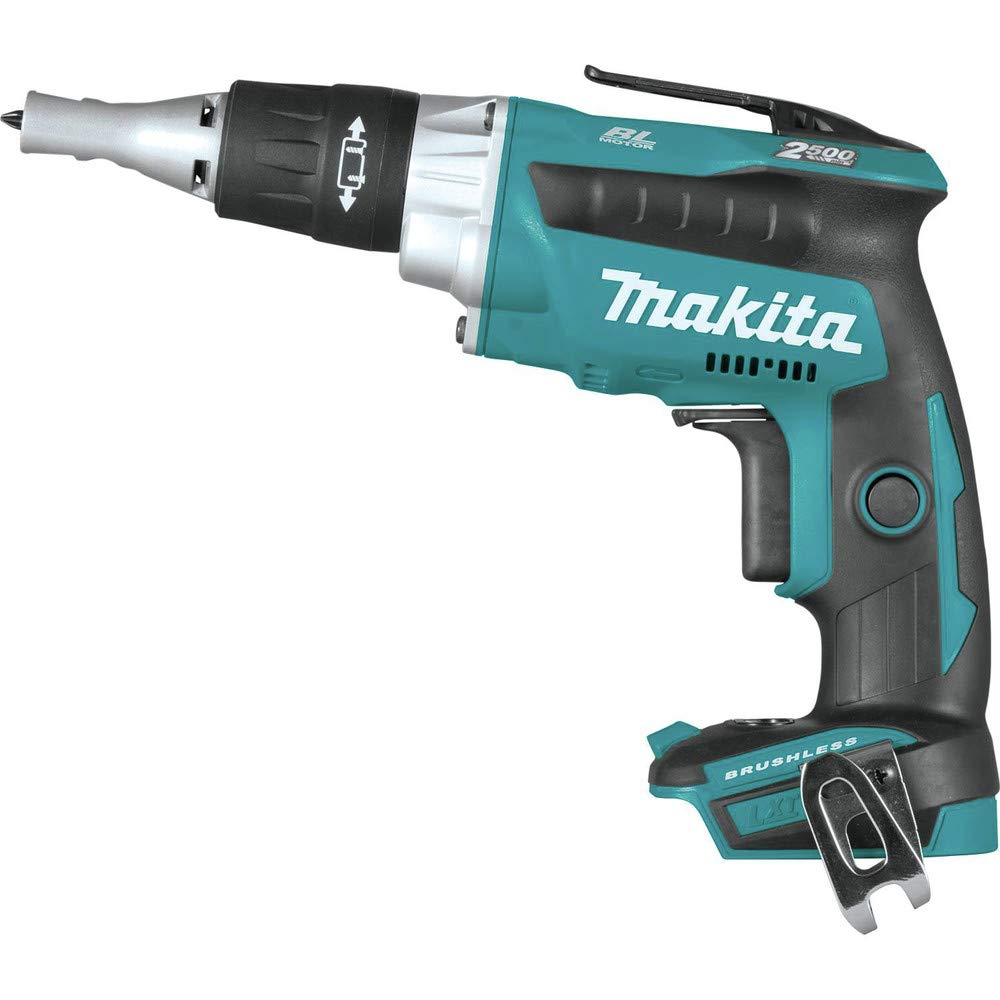 Makita XSF04Z 18V LXT Lithium-Ion Brushless Cordless 2, 500 RPM Drywall Screwdriver, Tool Only