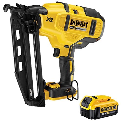 DeWalt DCN660N 18V XR Brushless Fix Nailer with 4.0Ah DCB182 Battery