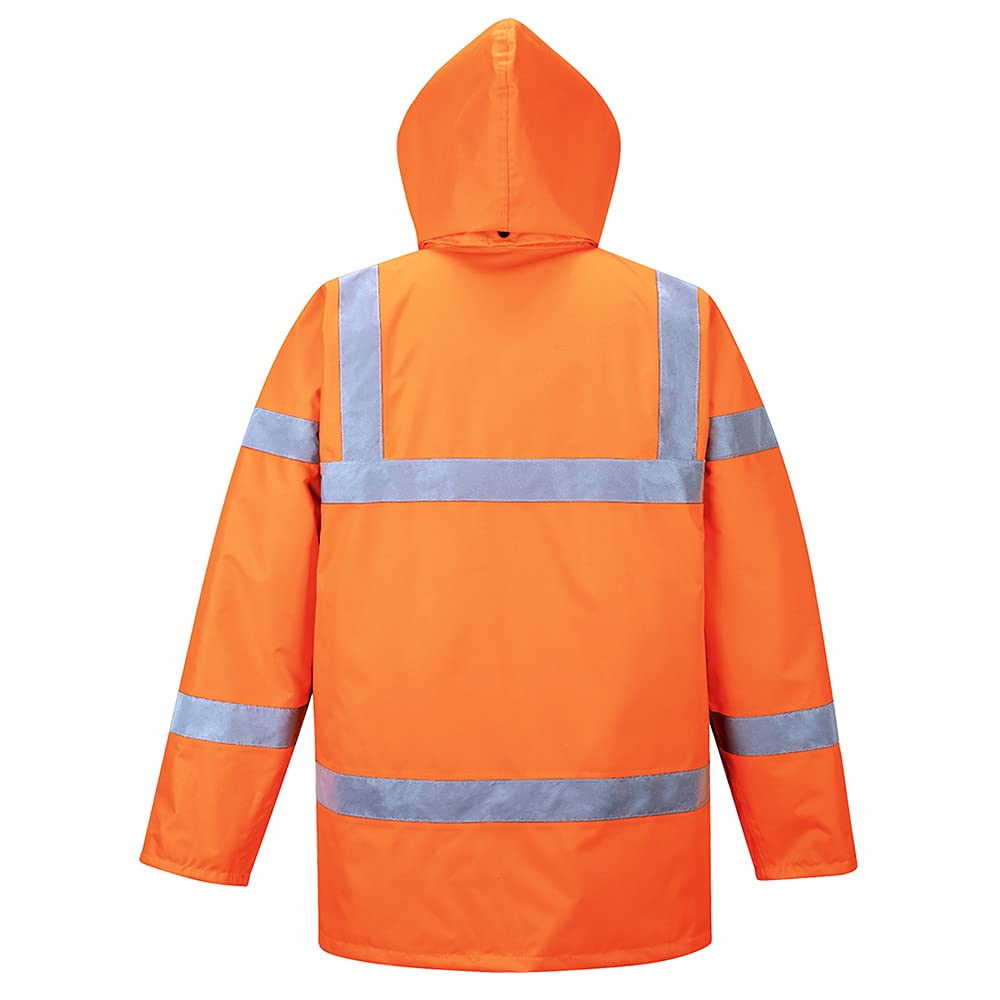 Portwest Hi-Vis Traffic Jacket, Size: XXL, Colour: Orange, RT30ORRXXL