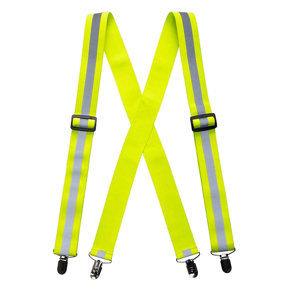 Portwest Hi-Vis Trouser Braces, Size: One Size, Colour: Yellow, HV56YER