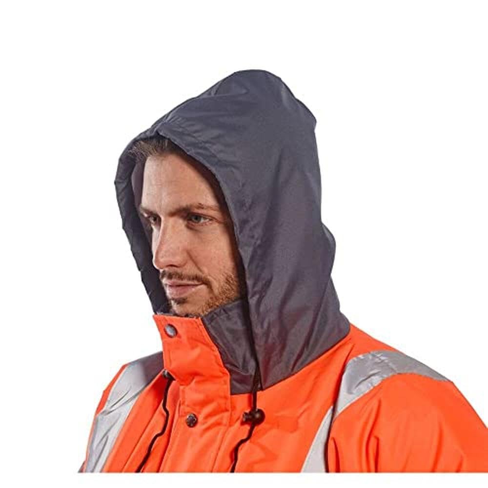 Portwest Hi-Vis Traffic Jacket, Size: XXL, Colour: Orange, RT30ORRXXL