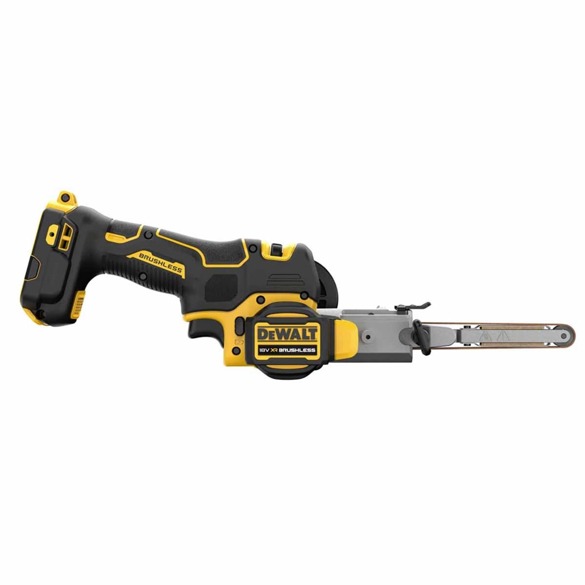 DeWalt DCM200E2T-GB 18V XR Cordless Brushless Band File with 2 x 1.7Ah Powerstack Batteries, Charger & Case