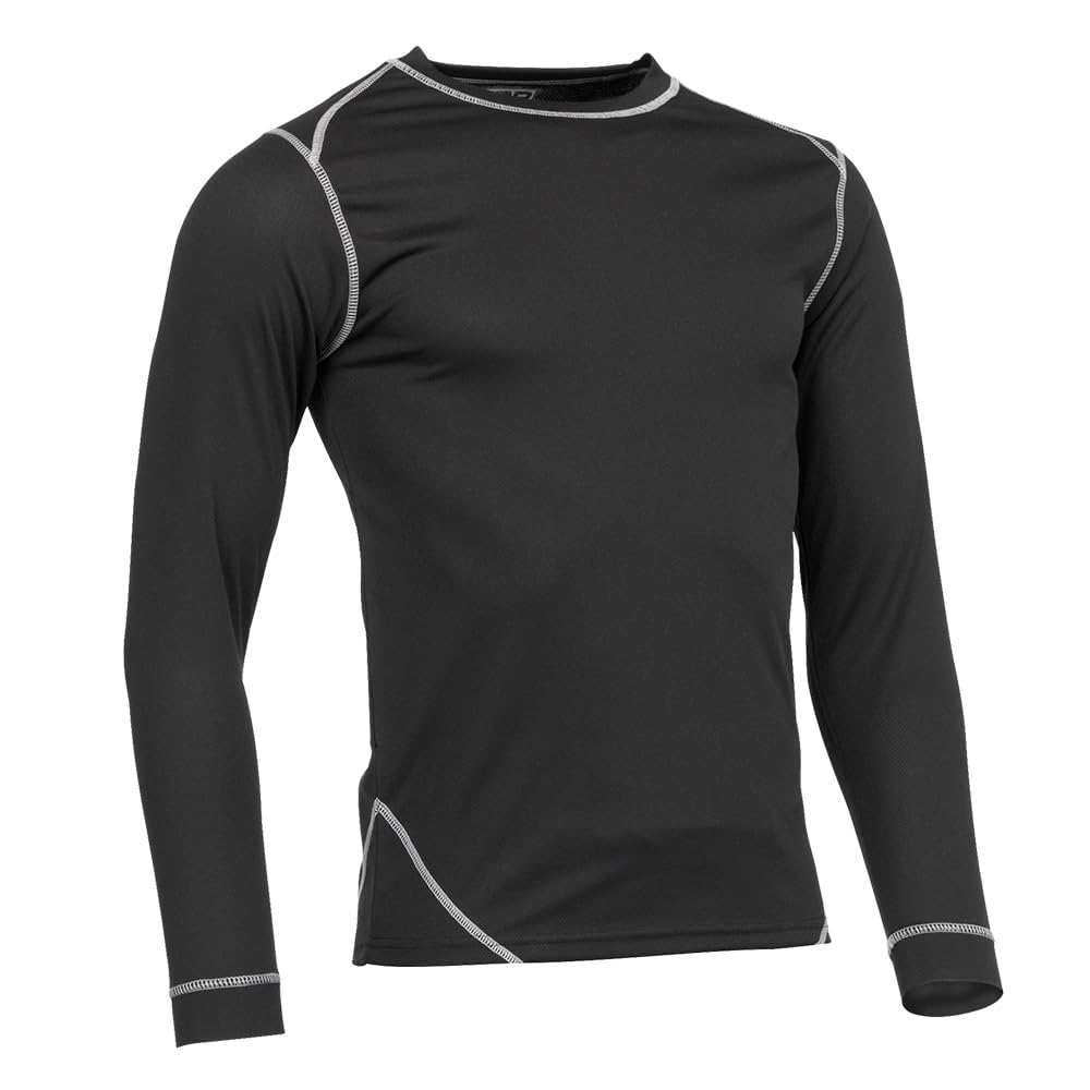 JCB Base Layer Top Black Long Sleeve