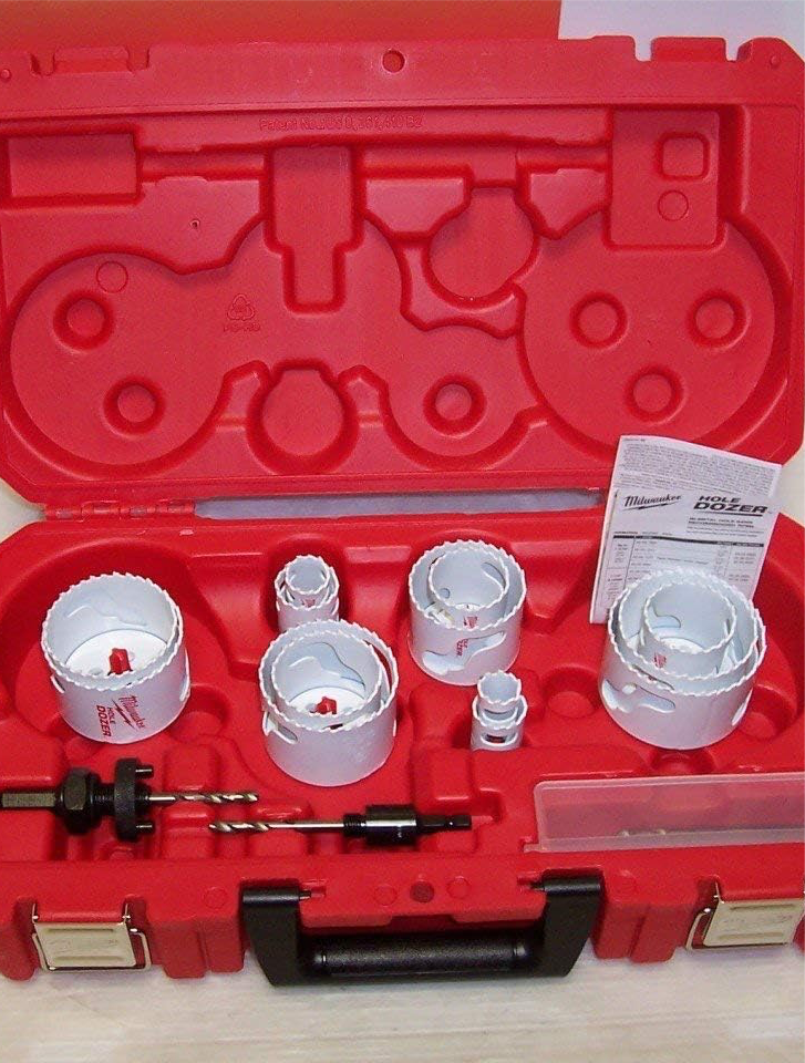 Milwaukee Hole Dolzer Bi-Metal Hole Saw, 17 Piece Set 49224102.