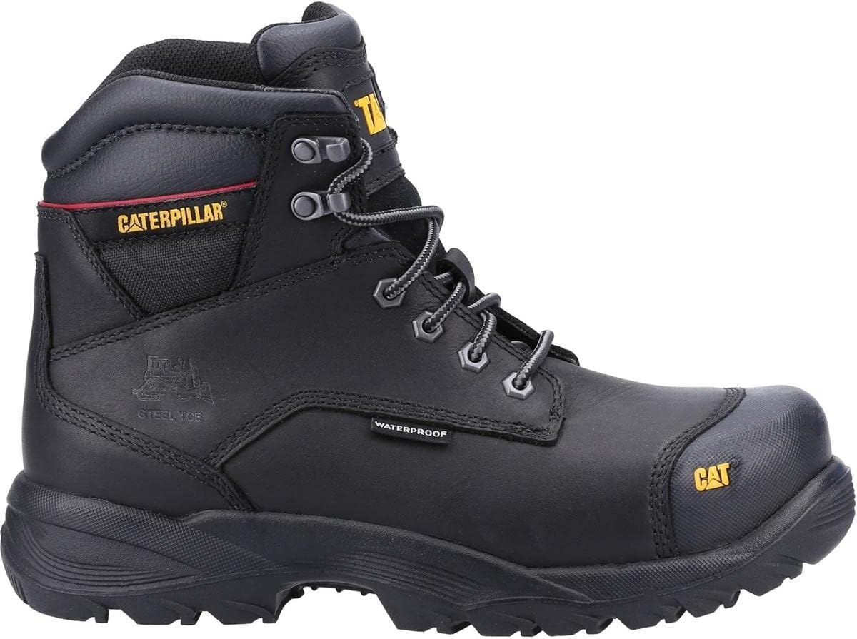 Caterpillar Spiro Waterproof Safety Boot Black UK 9 Black UK 9 Black Boots