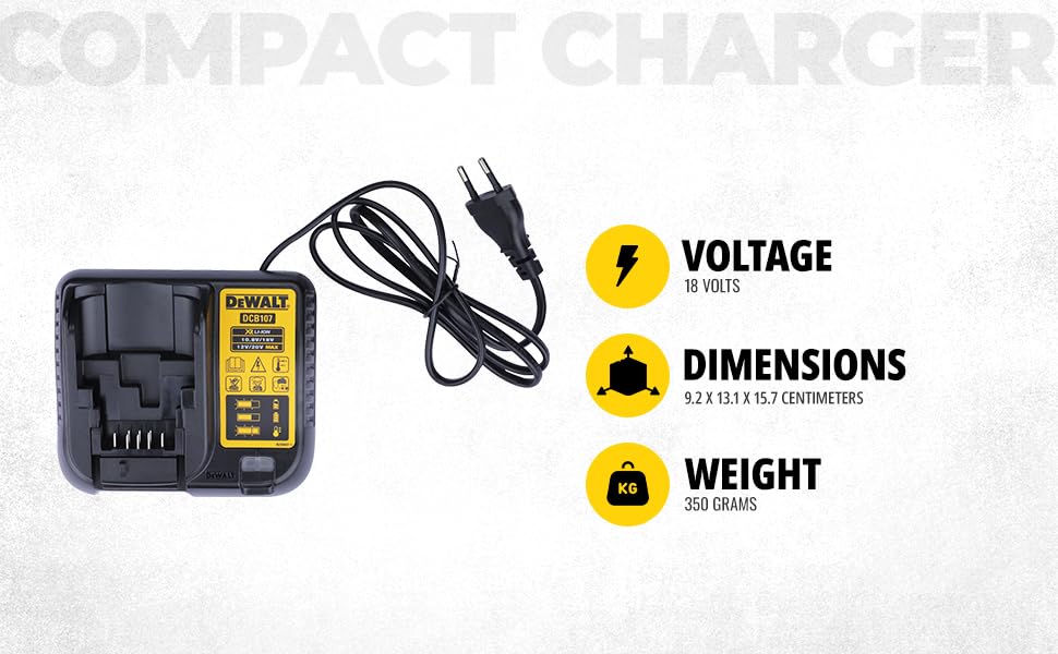 Dewalt DCB107 Dcb107 10.8V 18V Li-Ion Accu Oplader