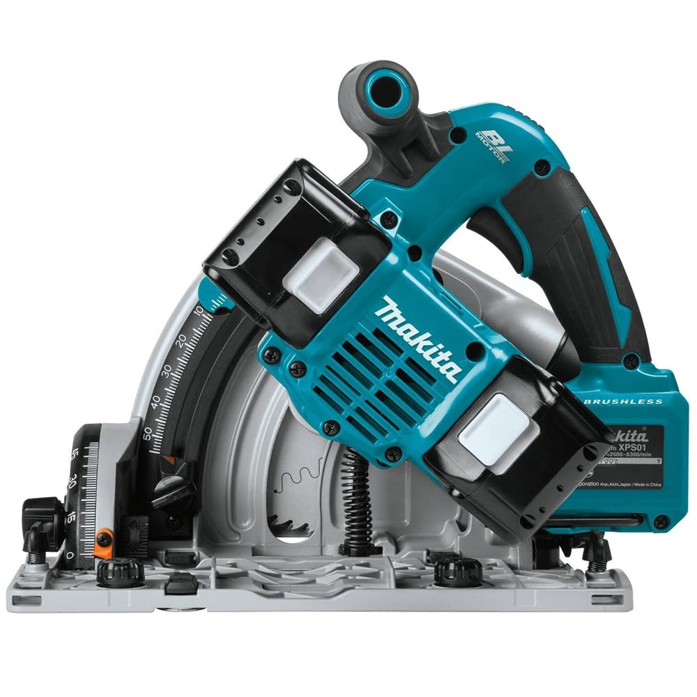 Makita DSP600ZJ Twin 18V Brushless Plunge Saw with MAKPAC Case + 1.5M Guide Rail - Makita Plunge Saw, Cordless Plunge Saw, Makita Drill, Power Tools Combo Kits