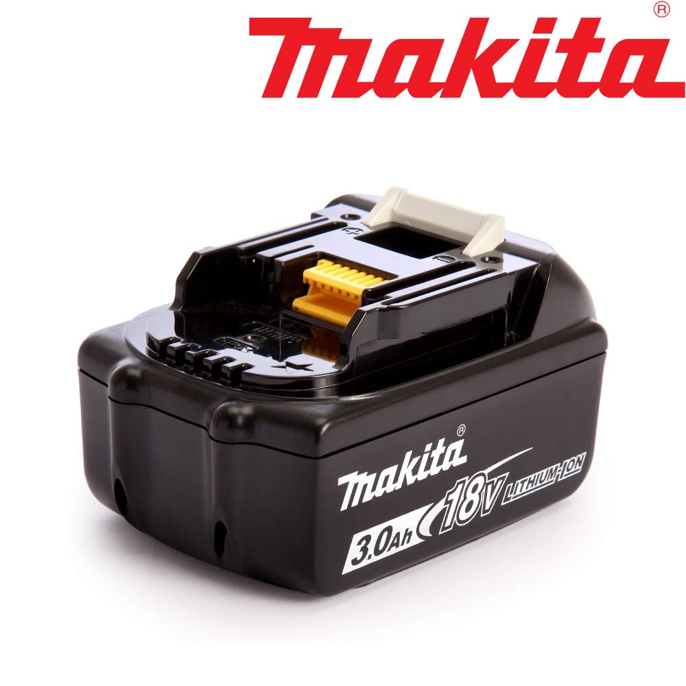 Makita Genuine BL1830B 18V LXT 3.0Ah Batteries Twin Pack with Makita Genuine DC18RC Fast Battery Charger