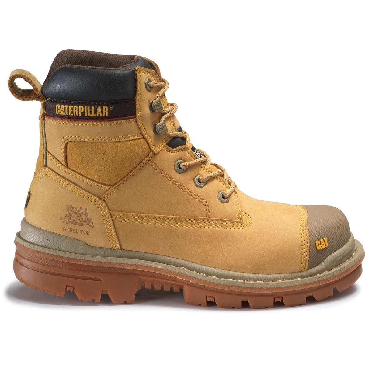 Caterpillar CAT Workwear Mens Gravel 6" Lace Up Leather Safety Boots