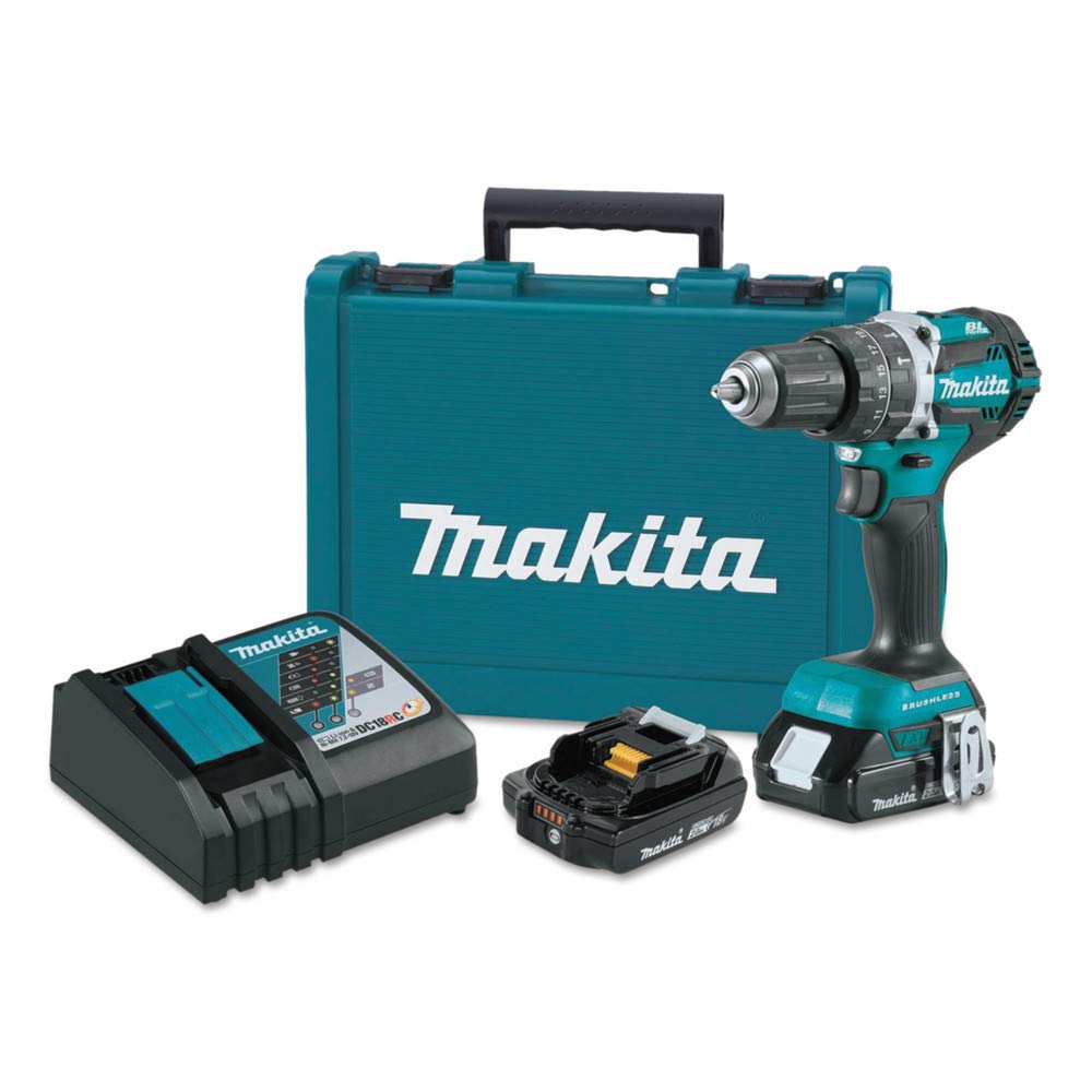 Makita XPH12Z 18V LXT Lithium-Ion Brushless Cordless 1/2" Hammer Driver-Drill, Tool Only