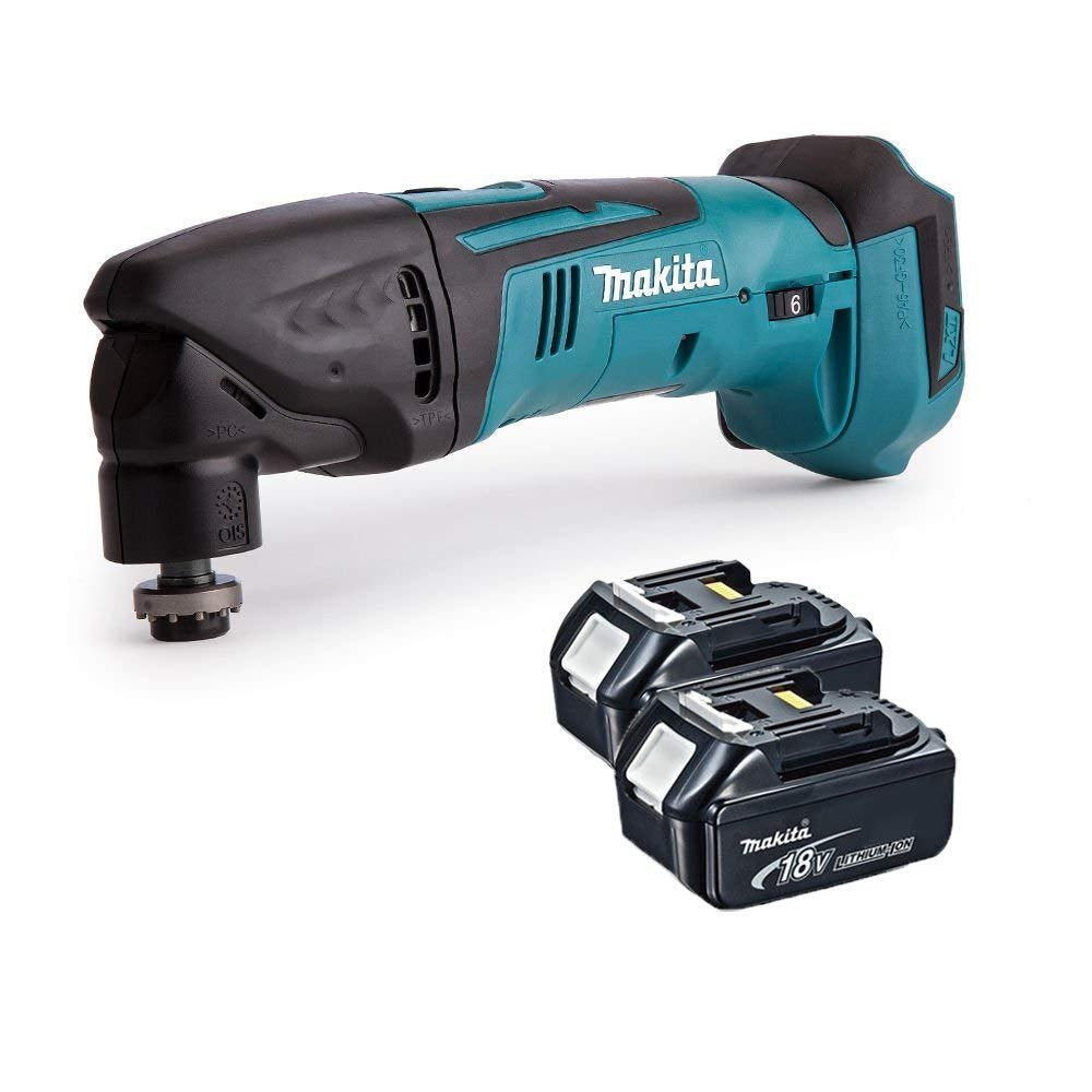 Makita DTM50Z 18V LXT Oscillating Multitool with 2 x 3.0Ah Batteries