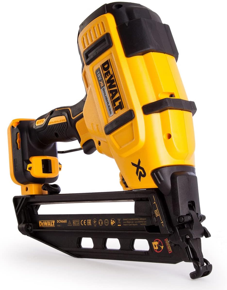 DeWalt DCN660N 18V Brushless Second Fix Nailer with 1 x 5.0Ah DCB184 Battery & DCB115 Charger