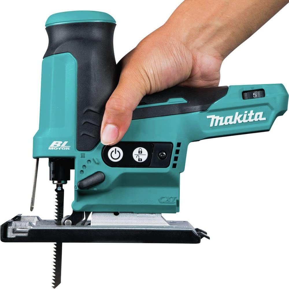 Makita VJ05Z 12V max CXT Lithium-Ion Brushless Cordless Barrel Grip Jig Saw, Tool Only