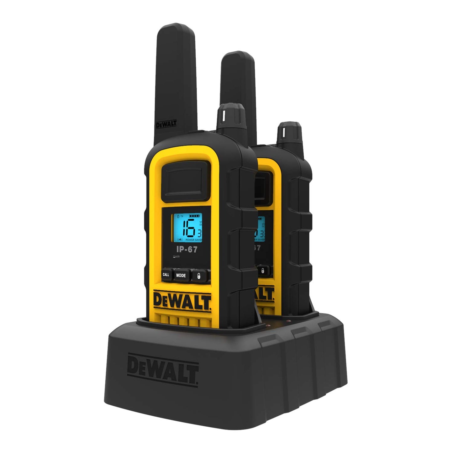 DEWALT DXPMRCH6-800 6 Port Charger for DXPMR800 Walkie Talkie Two-Way Radios - Charges 6 Walkie Talkies simultaneously