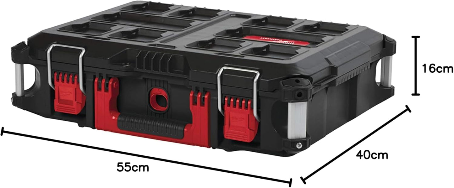 Milwaukee 4932464080 PACKOUT Box 3 Toolbox System , Red